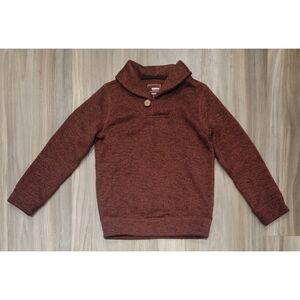 Sonoma Ultra Soft Long Sleeve Maroon Pullover Sweater boys size 10